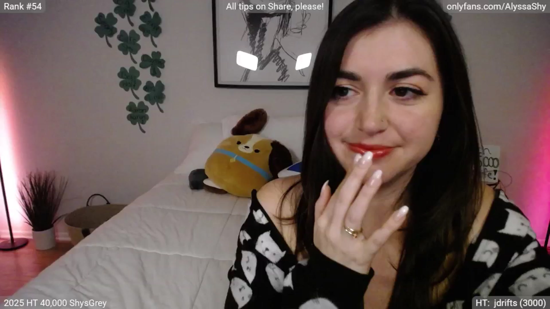Gallery image thumbnail from AlyssaShy's myfreecams stream on, 03/08/2025, 05:57 image 13 of 20