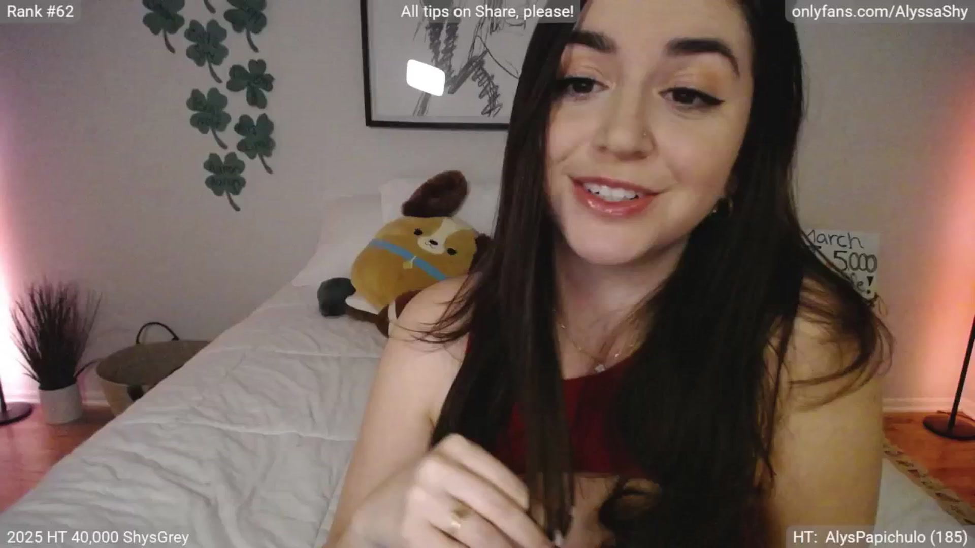 Gallery image thumbnail from AlyssaShy's myfreecams stream on, 03/09/2025, 24:49 image 14 of 20