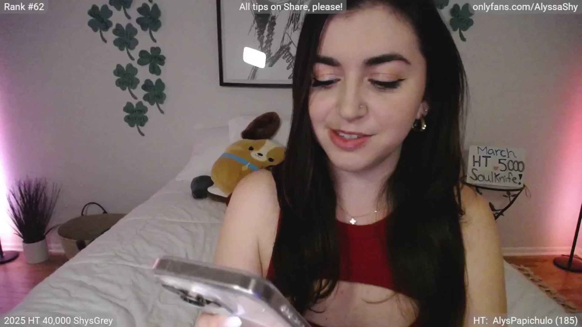 Gallery image thumbnail from AlyssaShy's myfreecams stream on, 03/09/2025, 24:49 image 18 of 20