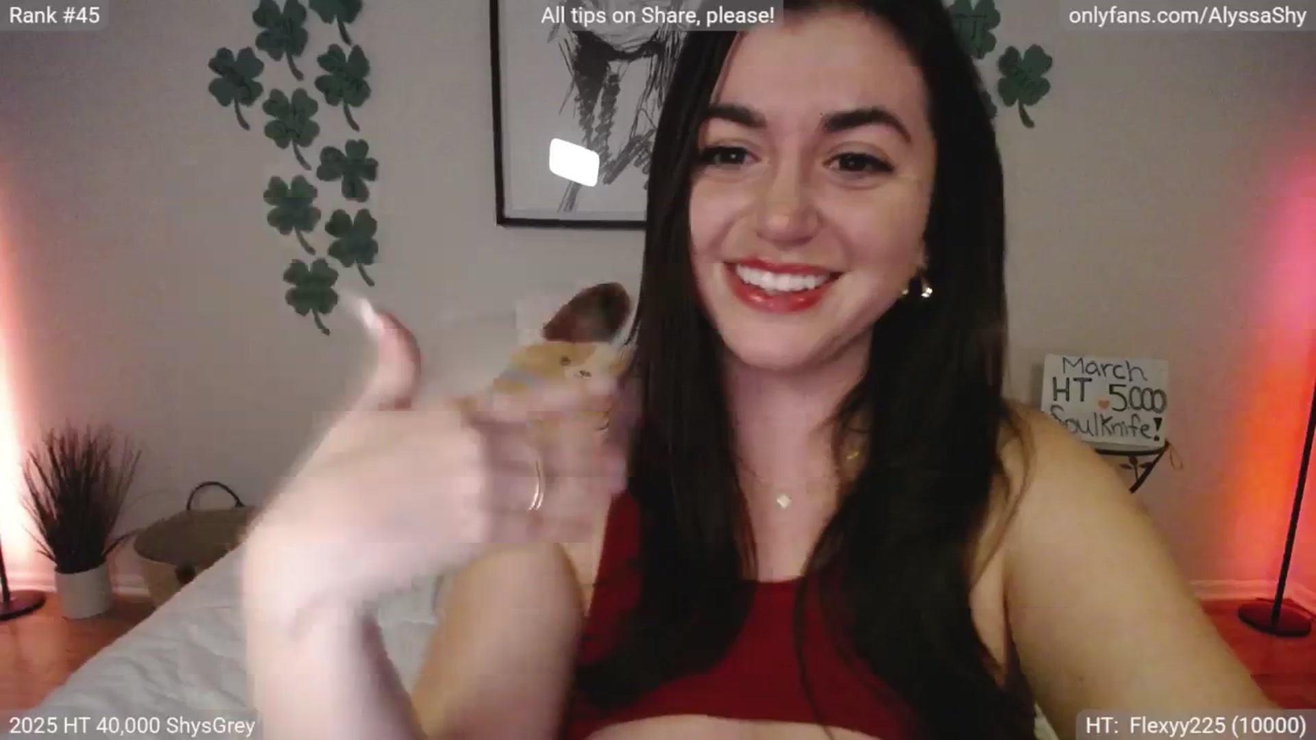 Gallery image thumbnail from AlyssaShy's myfreecams stream on, 03/09/2025, 04:26 image 14 of 20