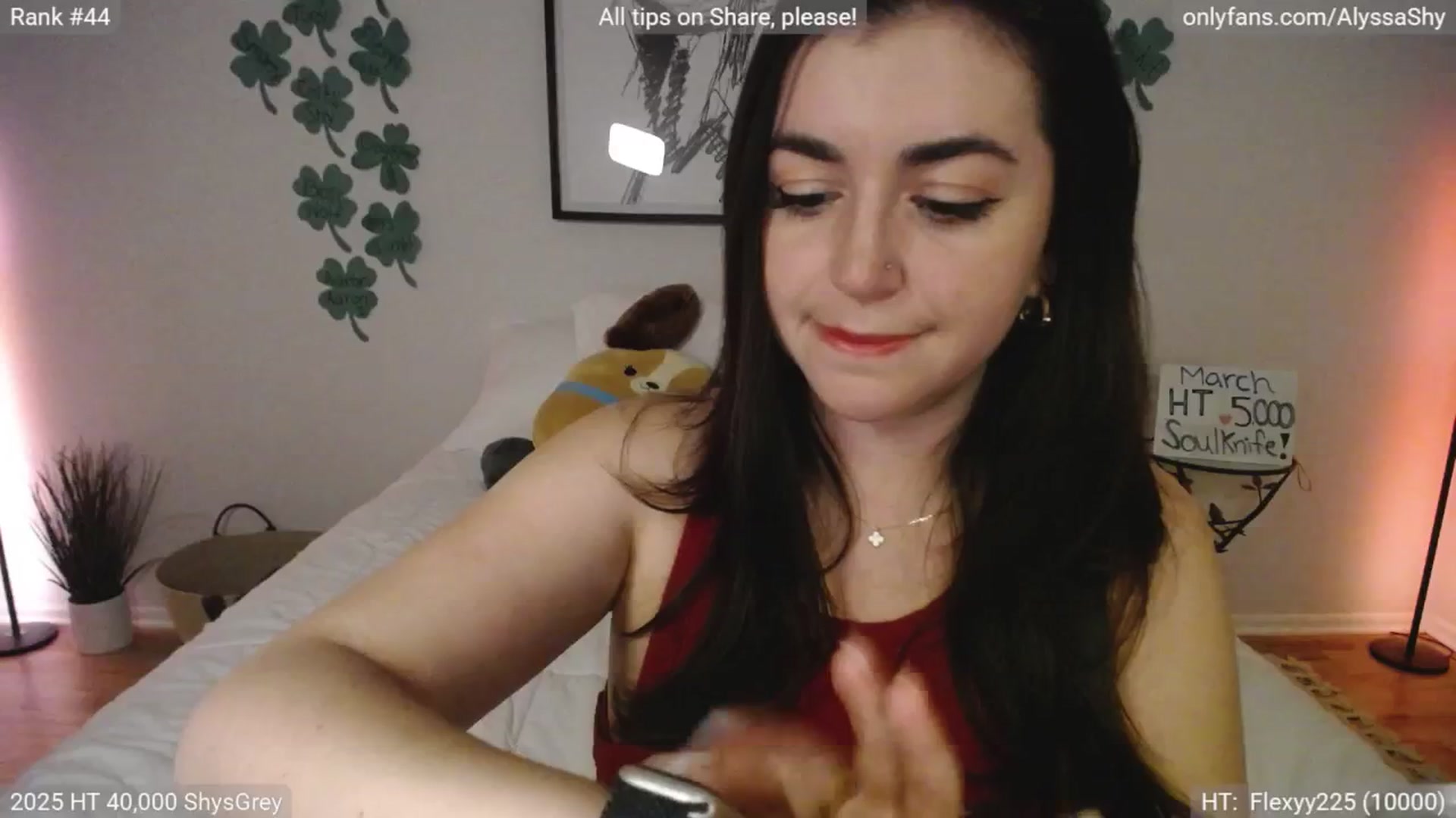 Gallery image thumbnail from AlyssaShy's myfreecams stream on, 03/09/2025, 04:26 image 16 of 20