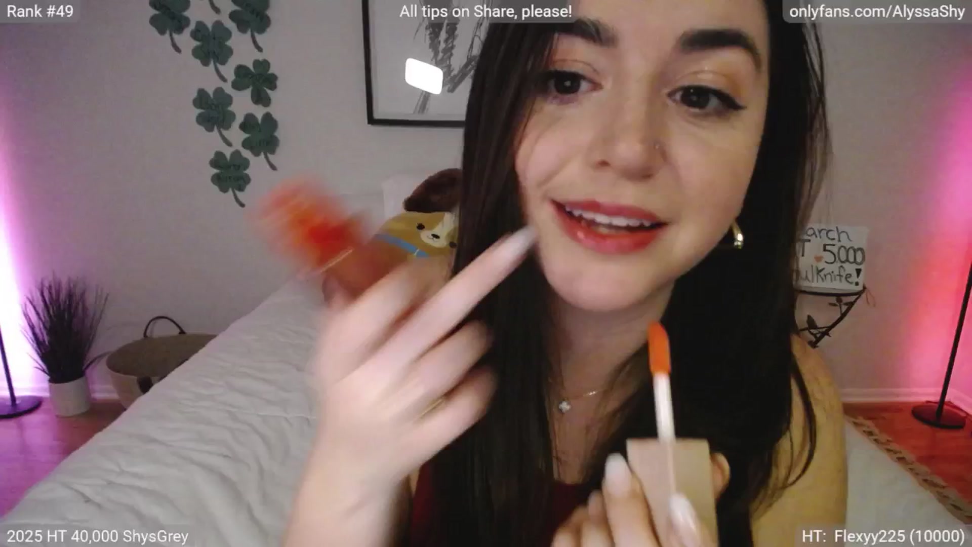 Gallery image thumbnail from AlyssaShy's myfreecams stream on, 03/09/2025, 04:26 image 6 of 20