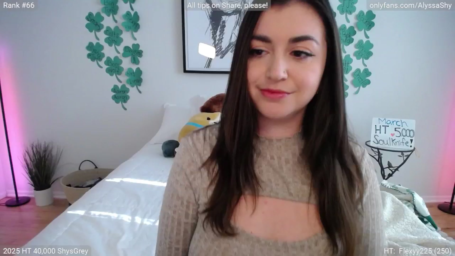 Gallery image thumbnail from AlyssaShy's myfreecams stream on, 03/11/2025, 22:36 image 5 of 20