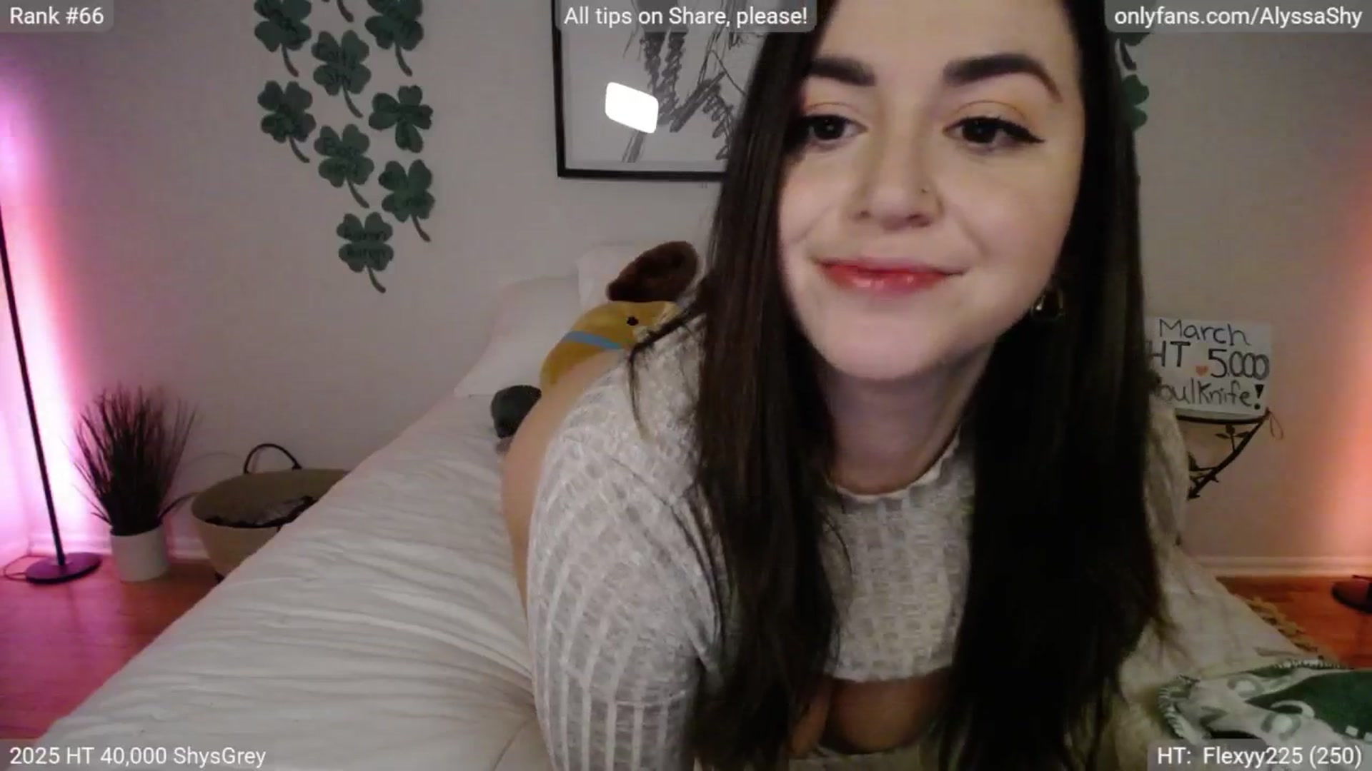 Gallery image thumbnail from AlyssaShy's myfreecams stream on, 03/12/2025, 24:29 image 6 of 20
