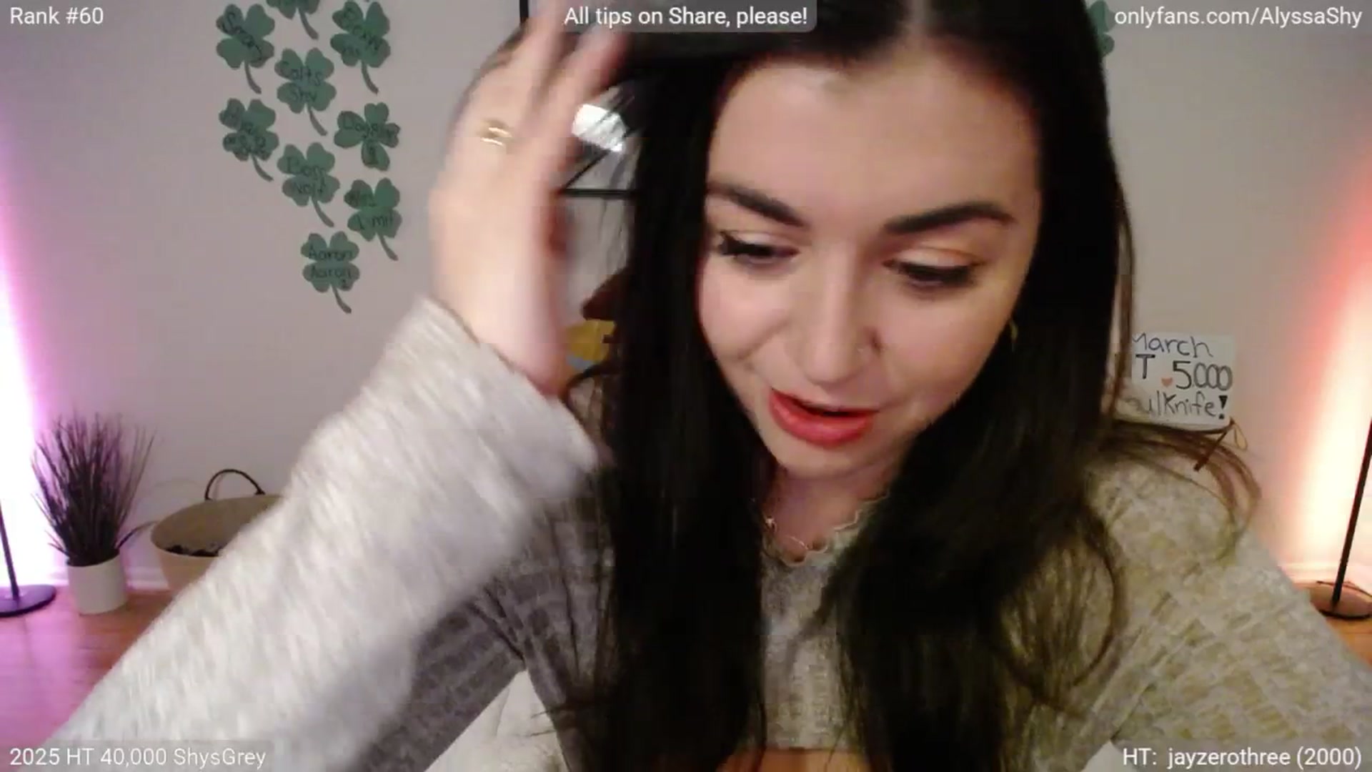 Gallery image thumbnail from AlyssaShy's myfreecams stream on, 03/12/2025, 02:19 image 20 of 20