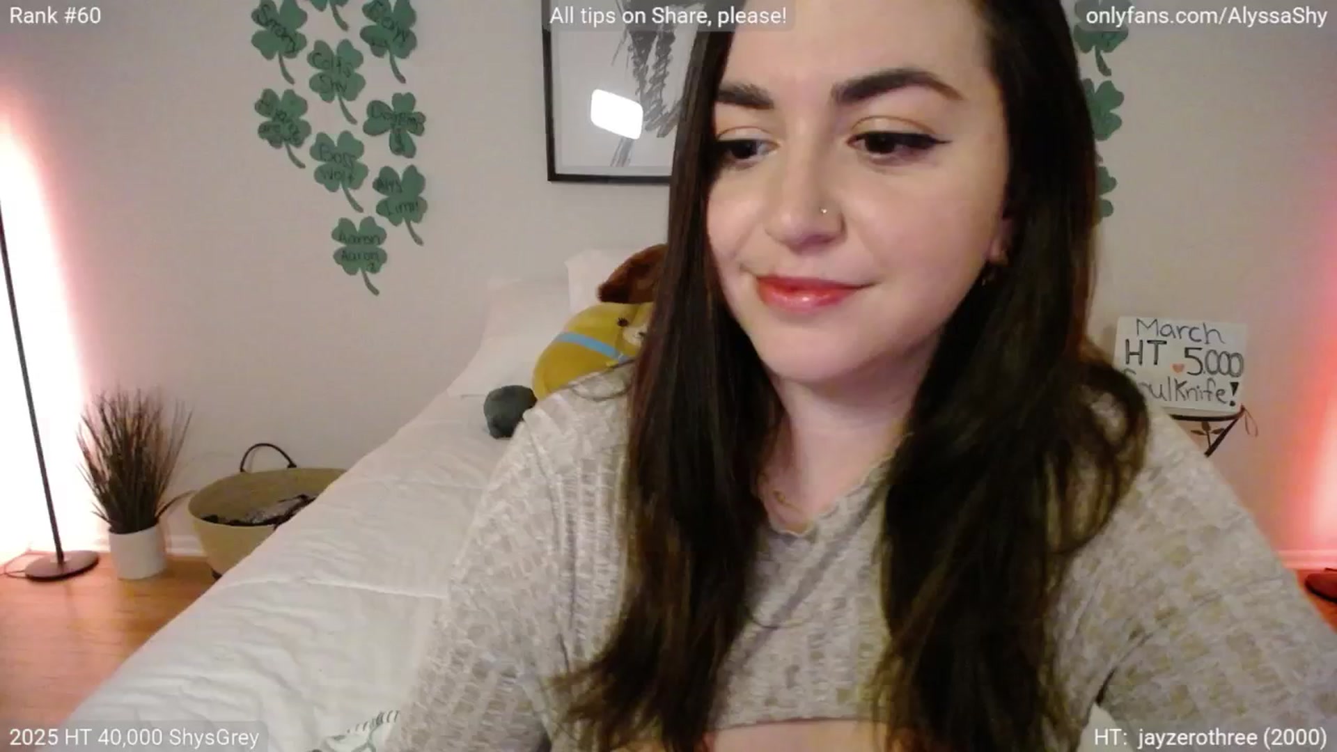 Gallery image thumbnail from AlyssaShy's myfreecams stream on, 03/12/2025, 02:19 image 3 of 20