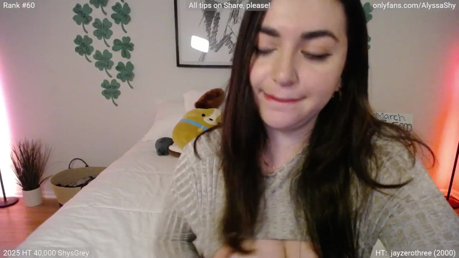 Gallery image thumbnail from AlyssaShy's myfreecams stream on, 03/12/2025, 02:19 image 19 of 20