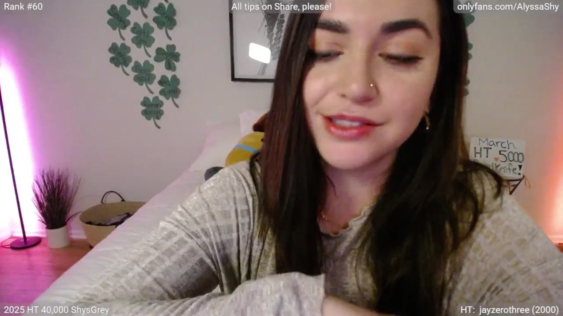 Gallery image thumbnail from AlyssaShy's myfreecams stream on, 03/12/2025, 02:19 image 15 of 20
