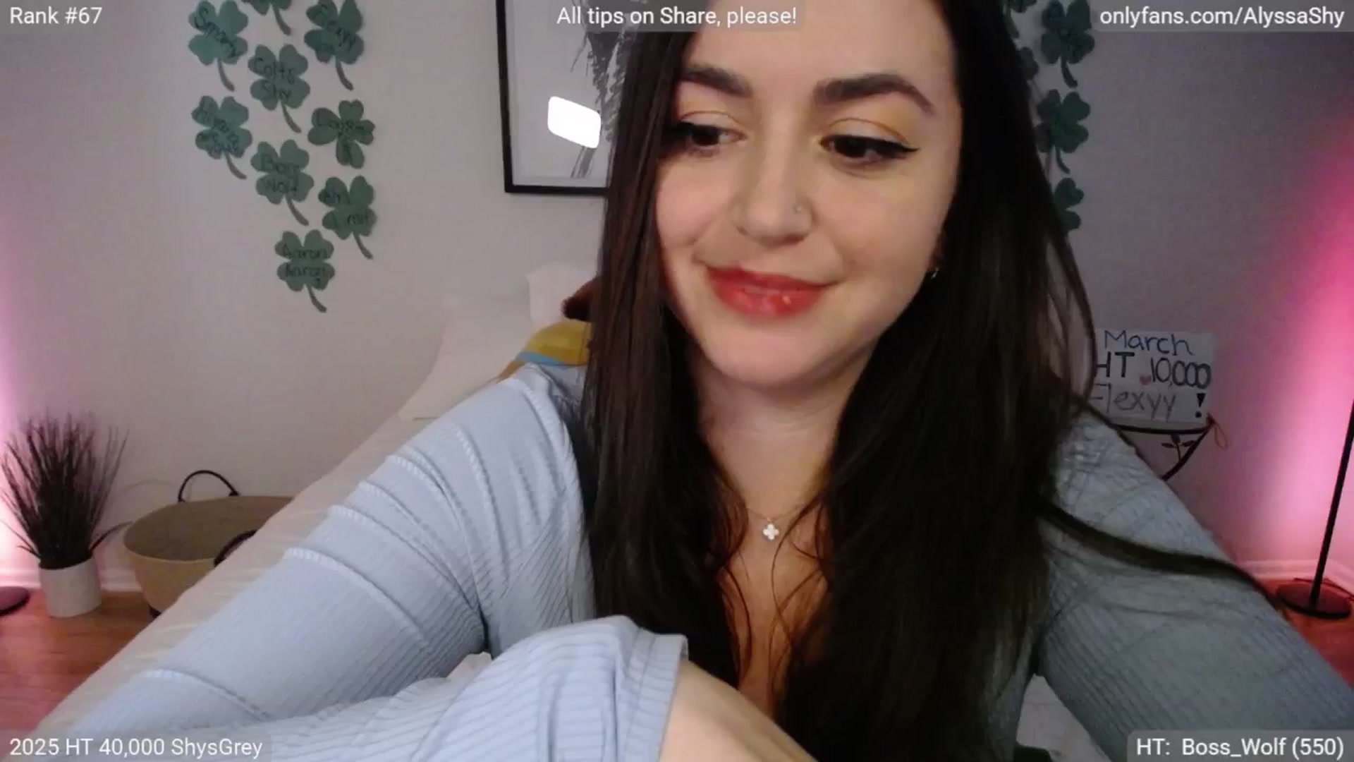 Gallery image thumbnail from AlyssaShy's myfreecams stream on, 03/14/2025, 24:07 image 5 of 20