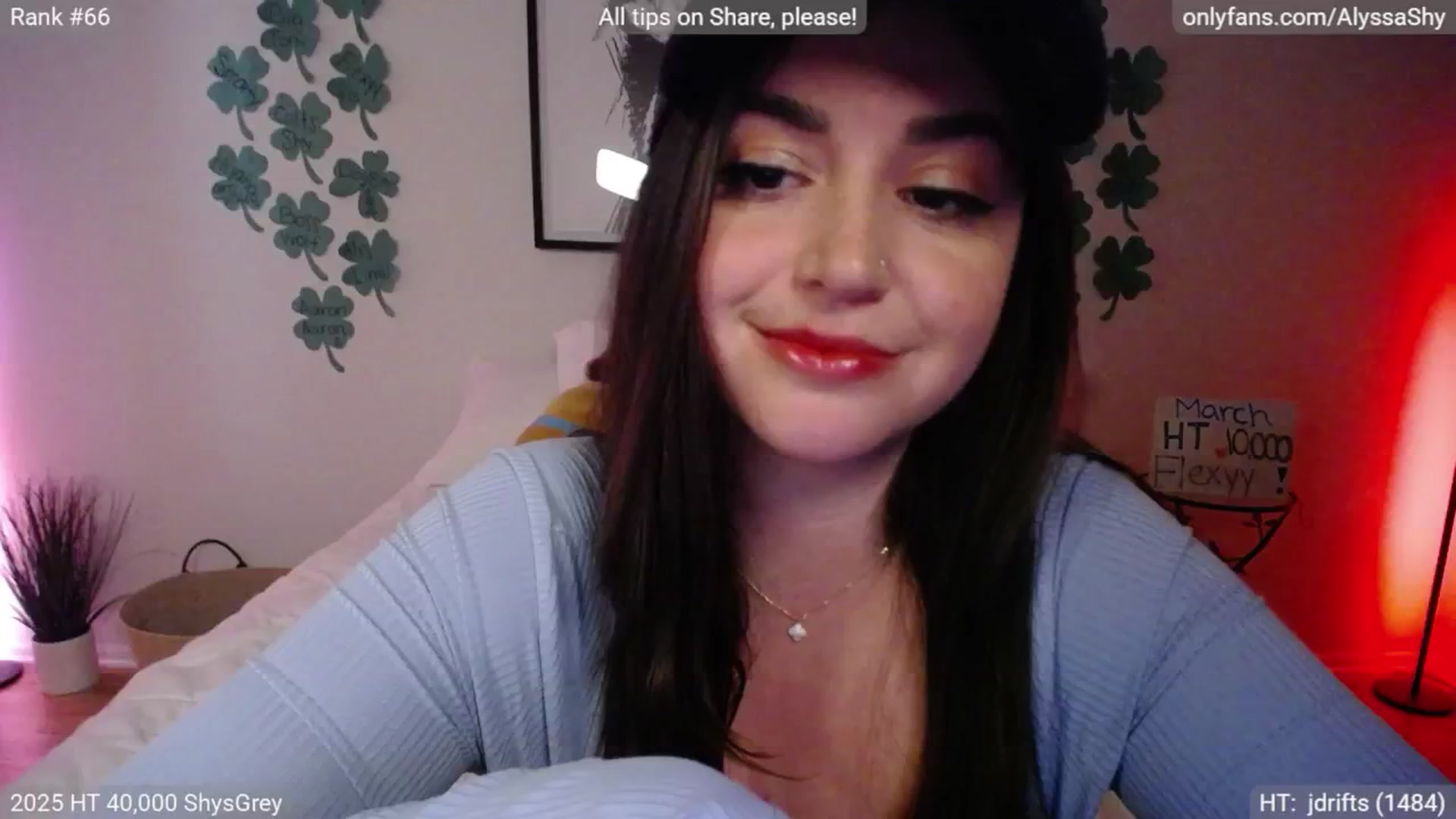 Gallery image thumbnail from AlyssaShy's myfreecams stream on, 03/14/2025, 24:43 image 19 of 20