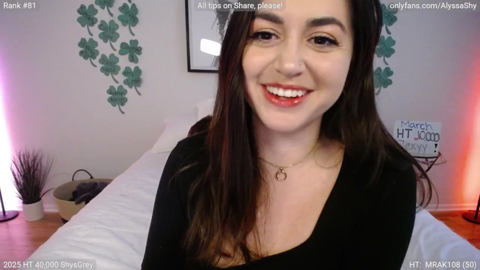 Gallery image thumbnail from AlyssaShy's myfreecams stream on, 03/15/2025, 23:59 image 3 of 20