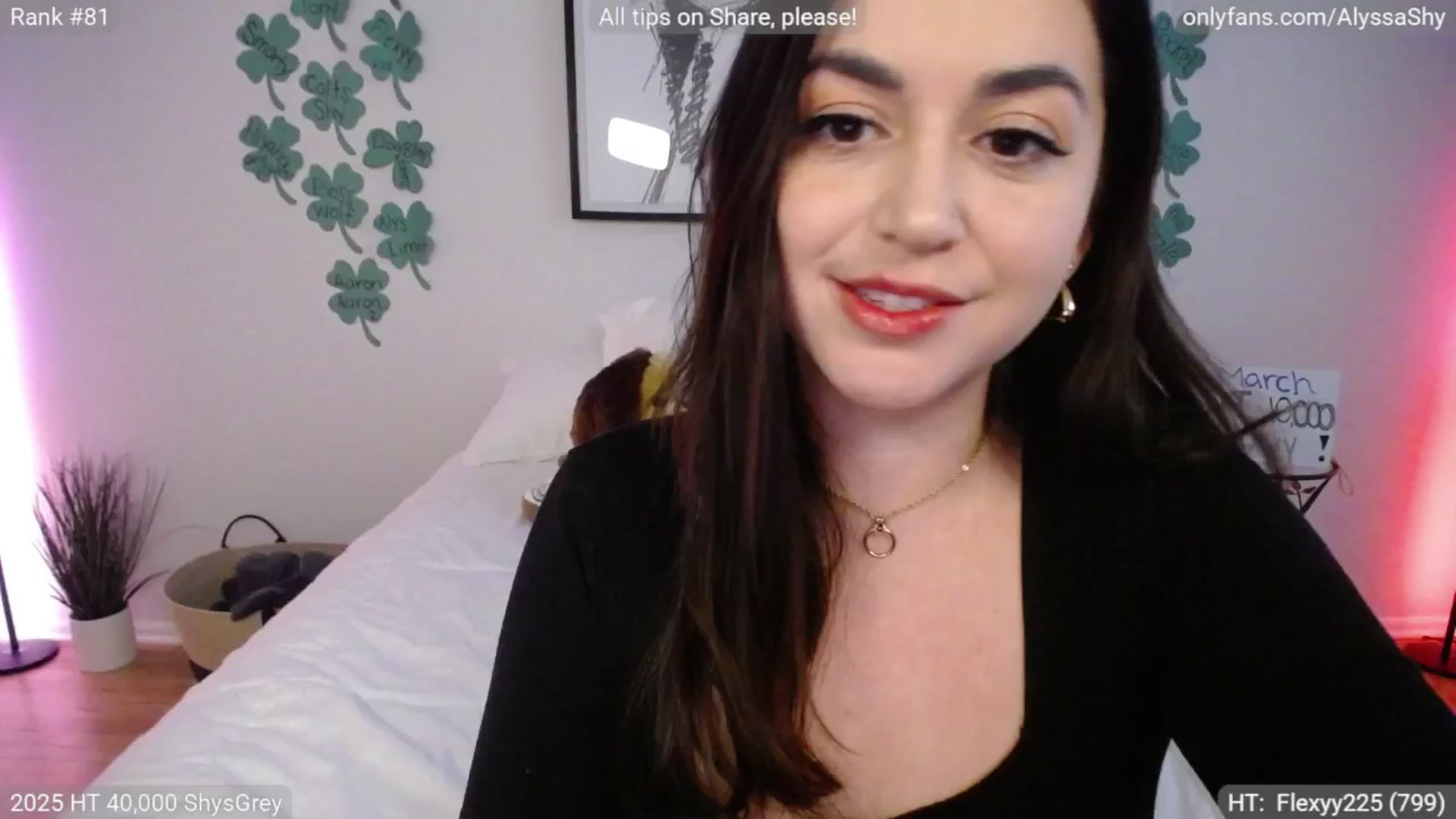 Gallery image thumbnail from AlyssaShy's myfreecams stream on, 03/15/2025, 23:59 image 5 of 20