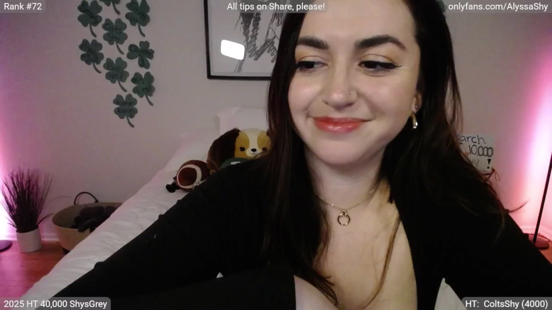 Gallery image thumbnail from AlyssaShy's myfreecams stream on, 03/16/2025, 02:12 image 13 of 20