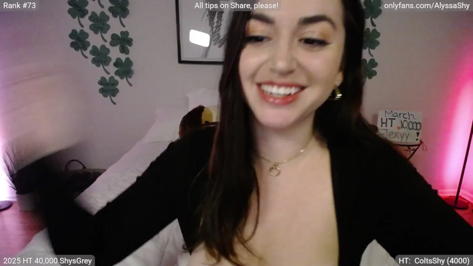 Gallery image thumbnail from AlyssaShy's myfreecams stream on, 03/16/2025, 02:12 image 4 of 20