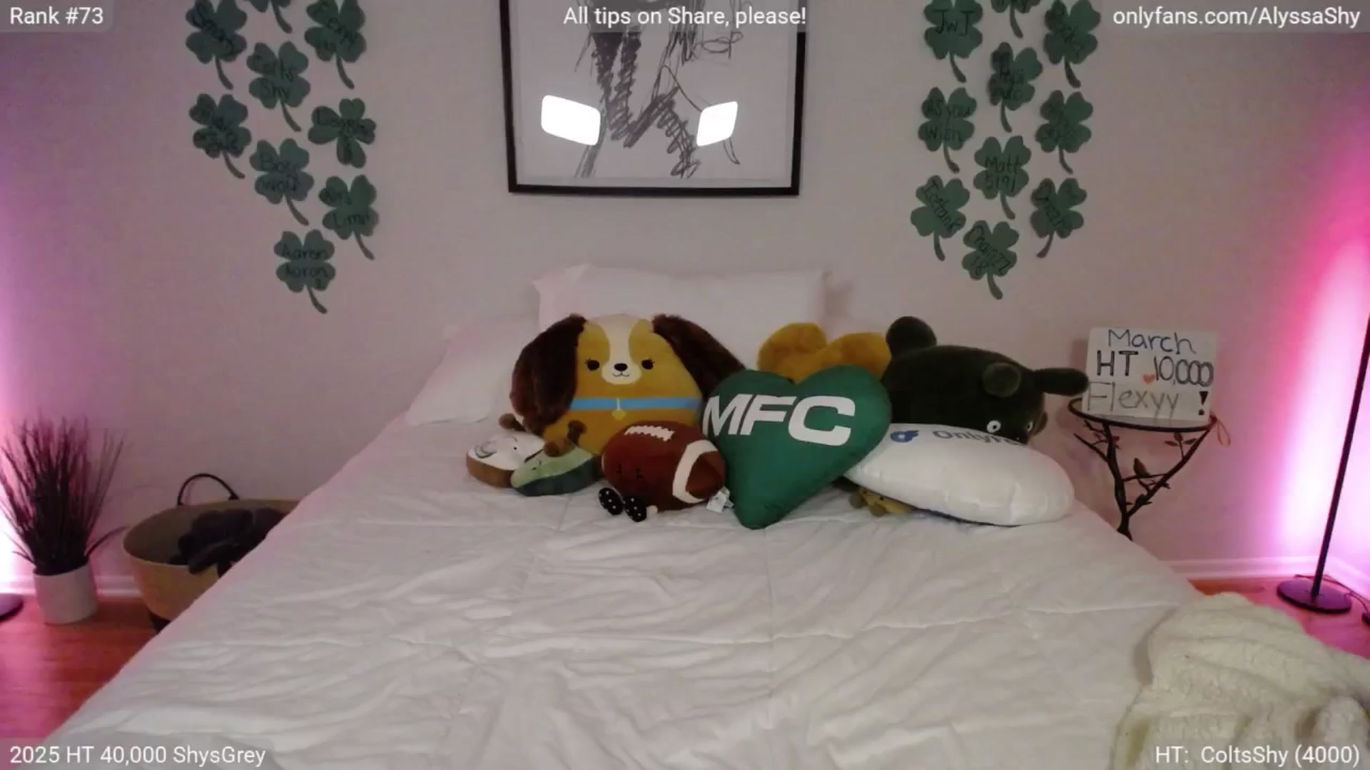Gallery image thumbnail from AlyssaShy's myfreecams stream on, 03/16/2025, 02:12 image 6 of 20