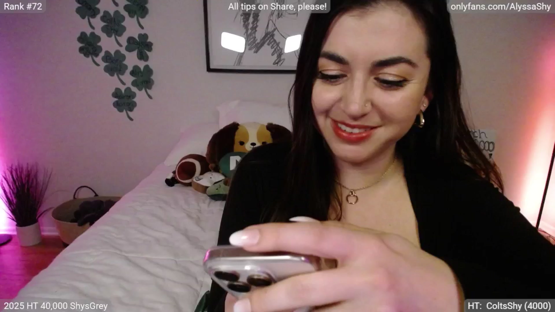 Gallery image thumbnail from AlyssaShy's myfreecams stream on, 03/16/2025, 02:12 image 14 of 20