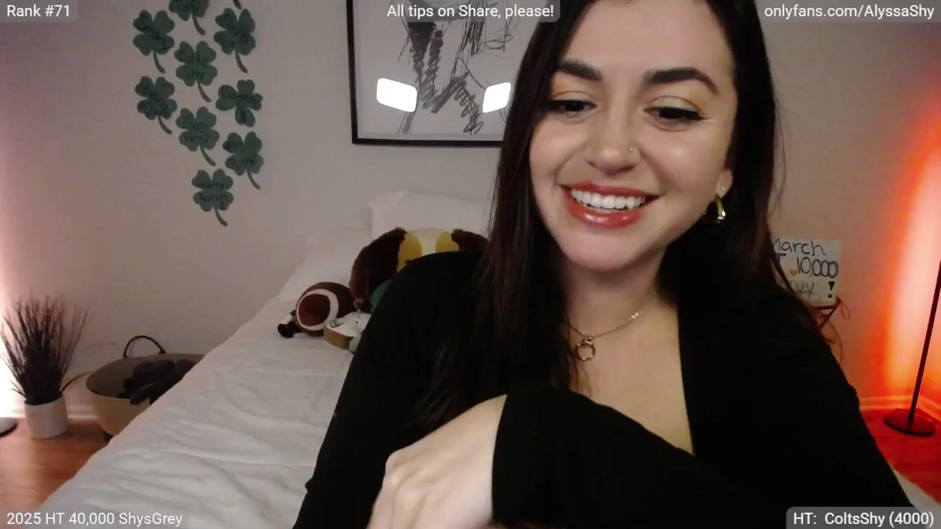 Gallery image thumbnail from AlyssaShy's myfreecams stream on, 03/16/2025, 02:12 image 17 of 20