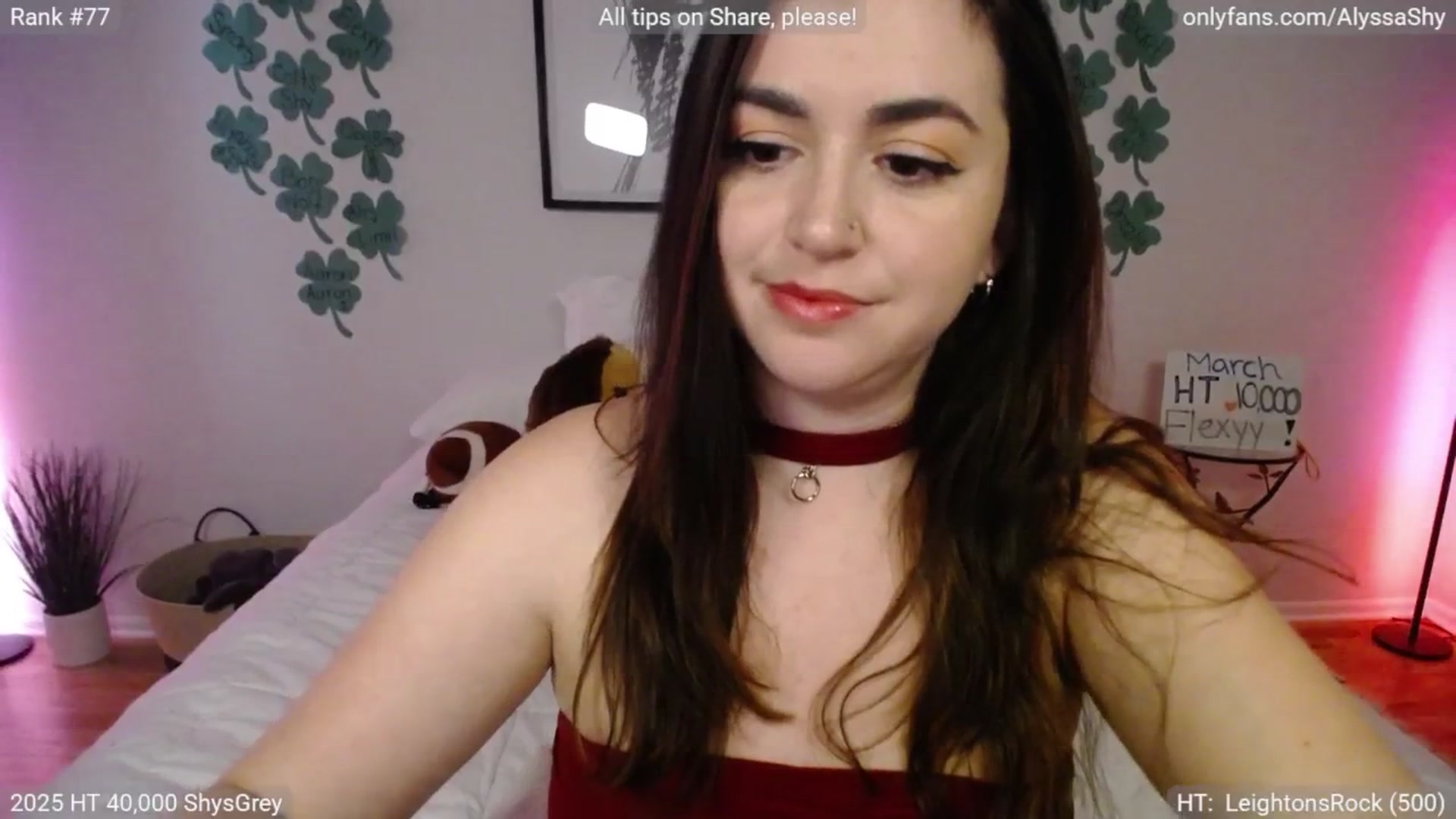 Gallery image thumbnail from AlyssaShy's myfreecams stream on, 03/17/2025, 23:43 image 9 of 20