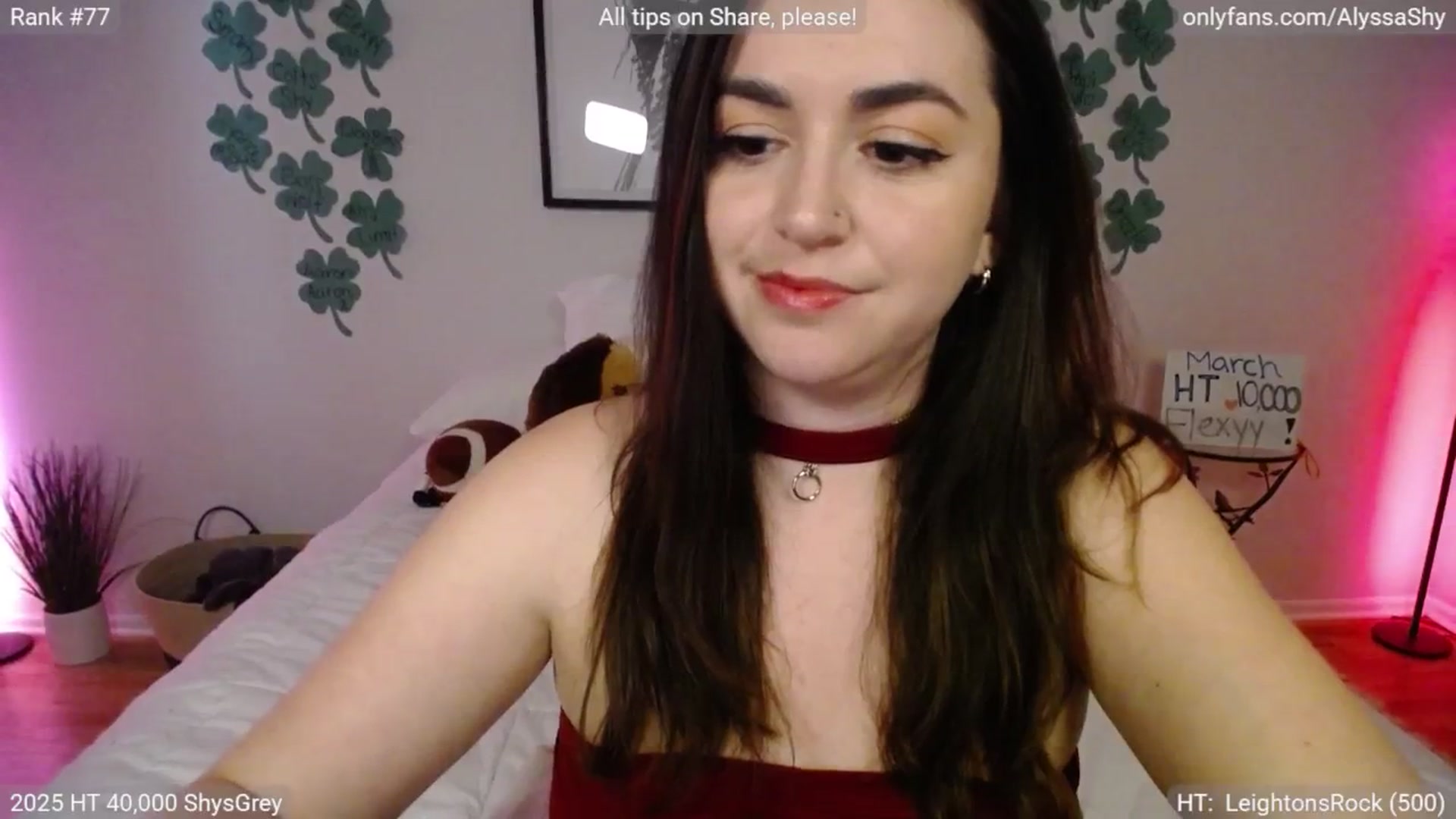 Gallery image thumbnail from AlyssaShy's myfreecams stream on, 03/17/2025, 23:43 image 7 of 20