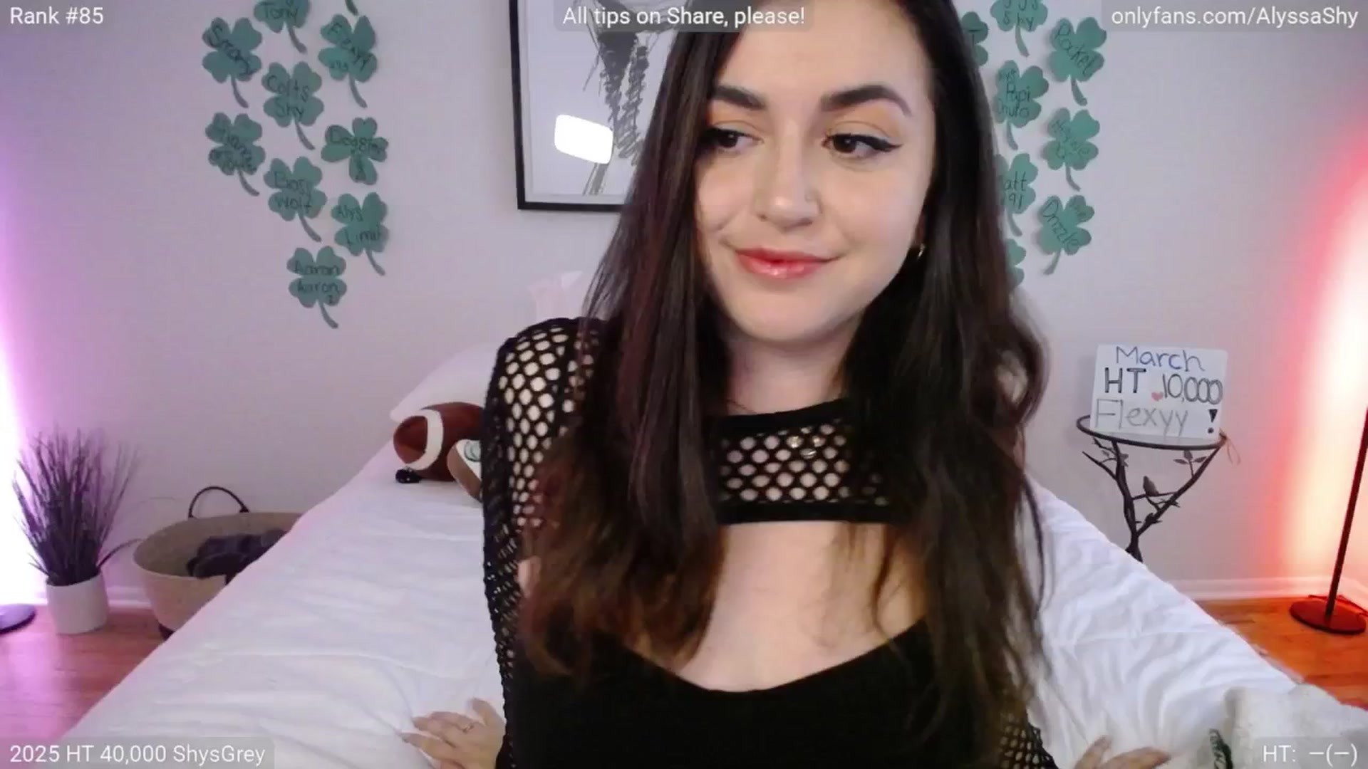 Gallery image thumbnail from AlyssaShy's myfreecams stream on, 03/20/2025, 21:50 image 5 of 20