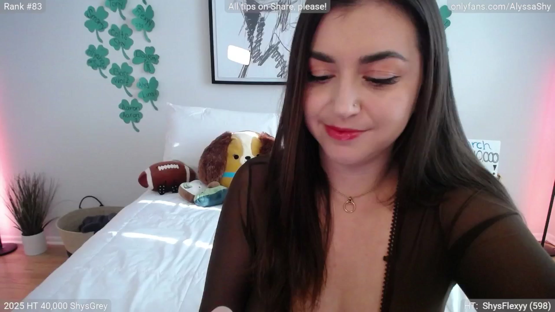 Gallery image thumbnail from AlyssaShy's myfreecams stream on, 03/21/2025, 22:15 image 12 of 20