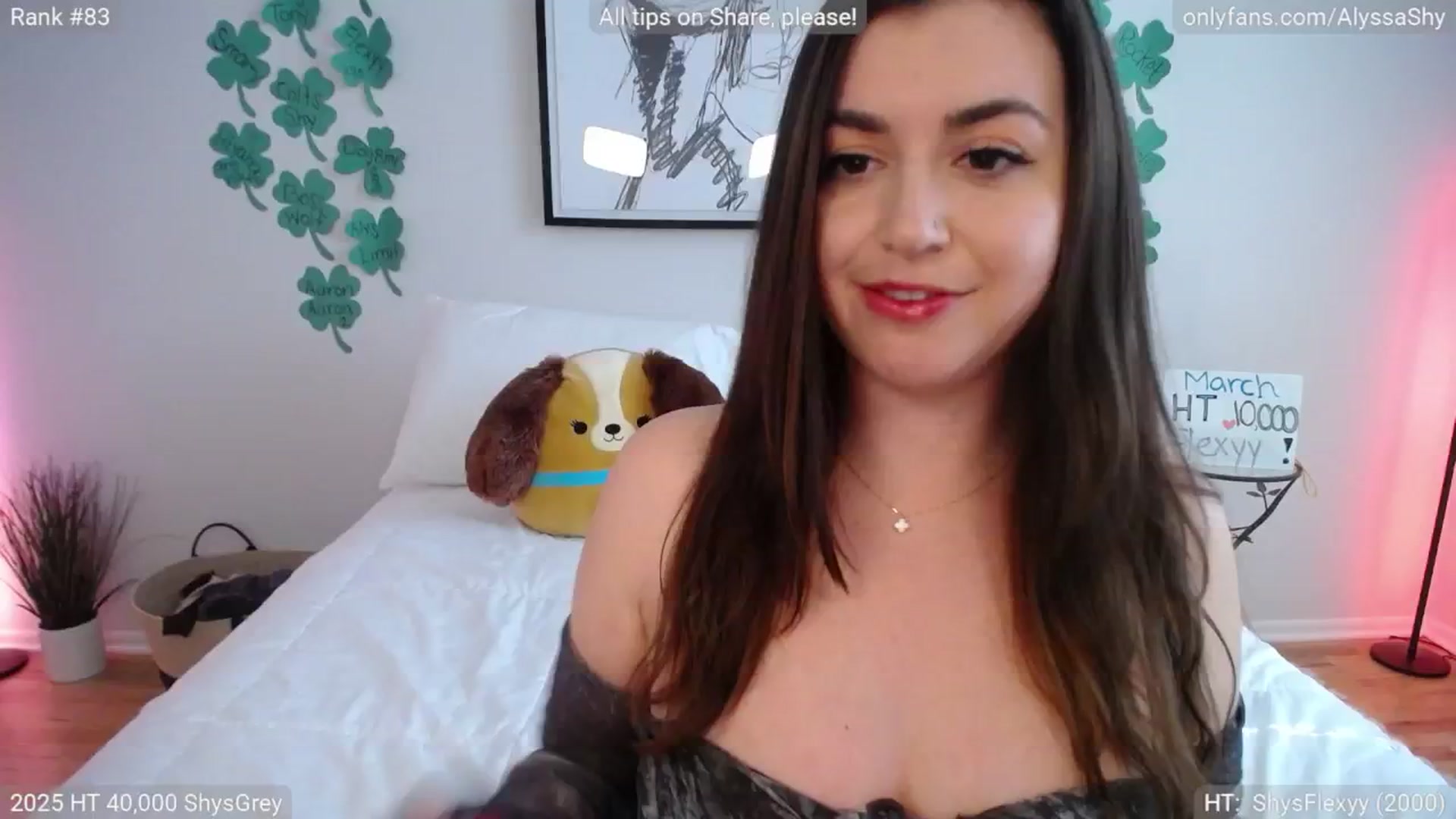 Gallery image thumbnail from AlyssaShy's myfreecams stream on, 03/22/2025, 21:15 image 16 of 20