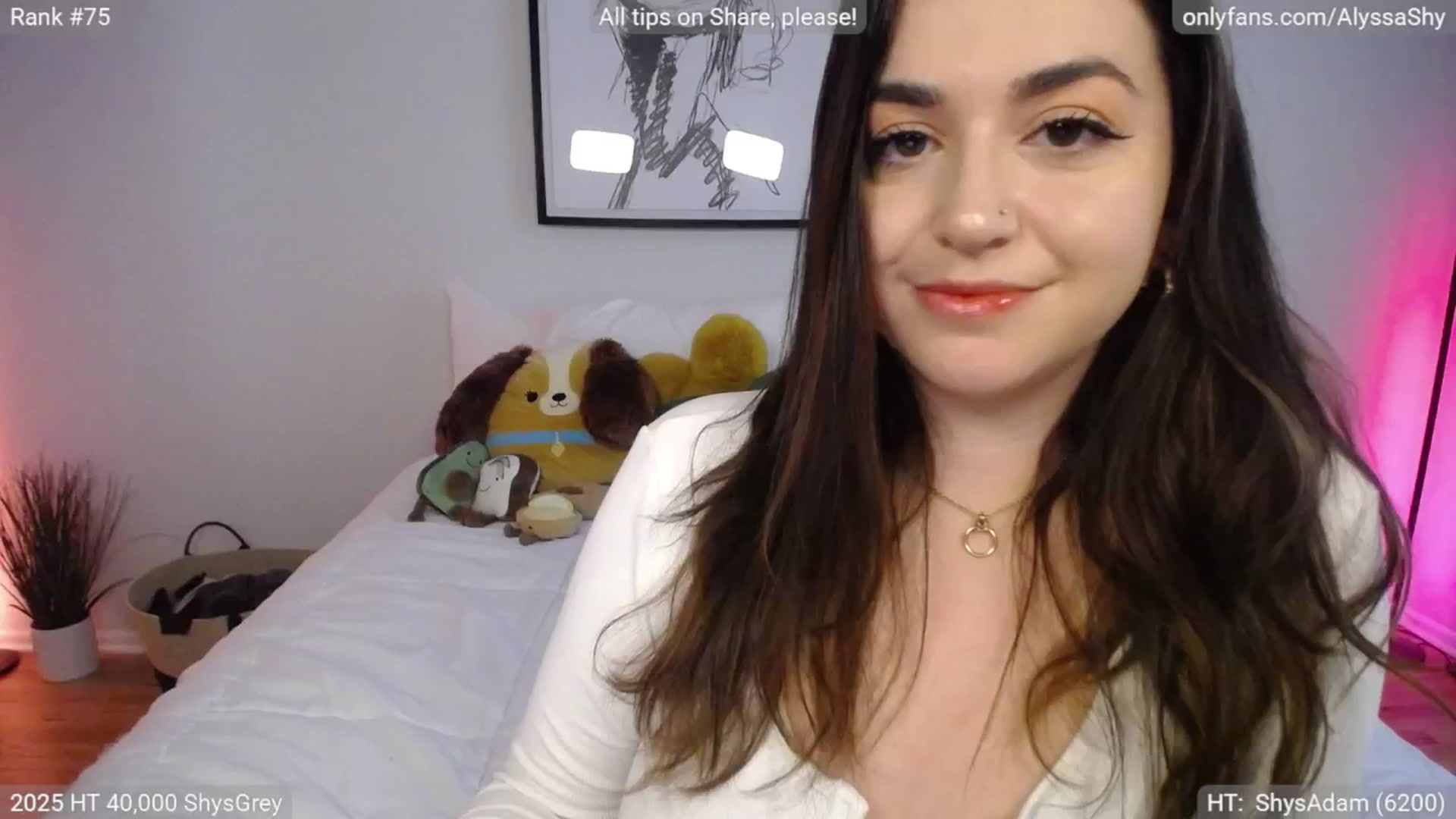 Gallery image thumbnail from AlyssaShy's myfreecams stream on, 04/02/2025, 20:41 image 14 of 20