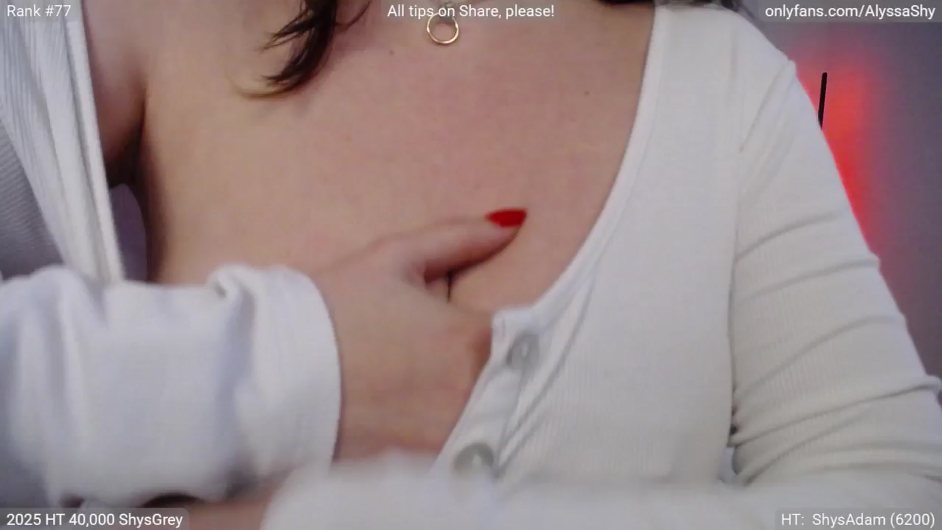 Gallery image thumbnail from AlyssaShy's myfreecams stream on, 04/02/2025, 21:11 image 2 of 20