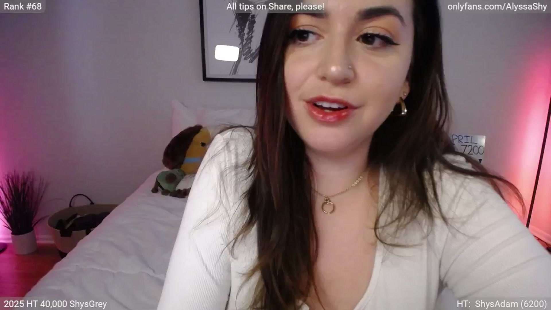 Gallery image thumbnail from AlyssaShy's myfreecams stream on, 04/02/2025, 22:32 image 11 of 20