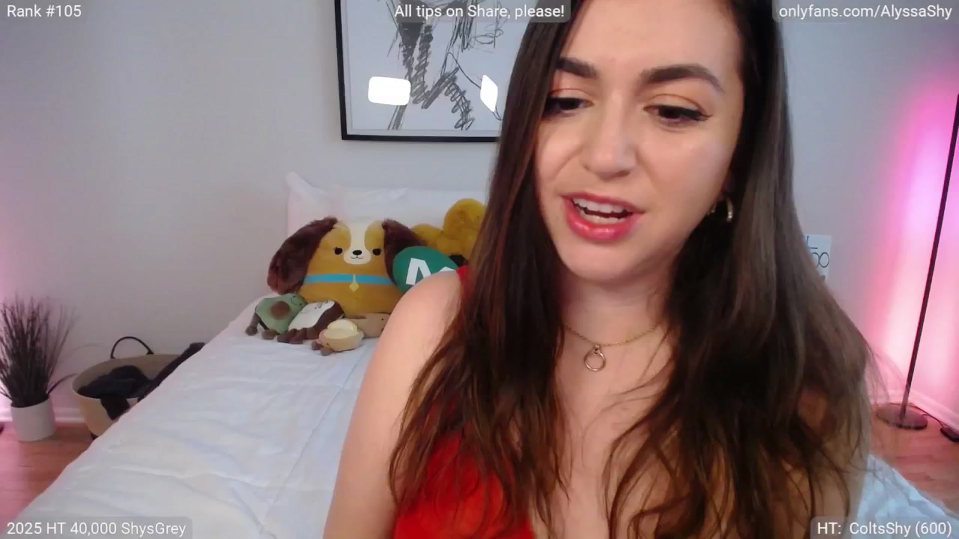 Gallery image thumbnail from AlyssaShy's myfreecams stream on, 04/03/2025, 21:49 image 6 of 20