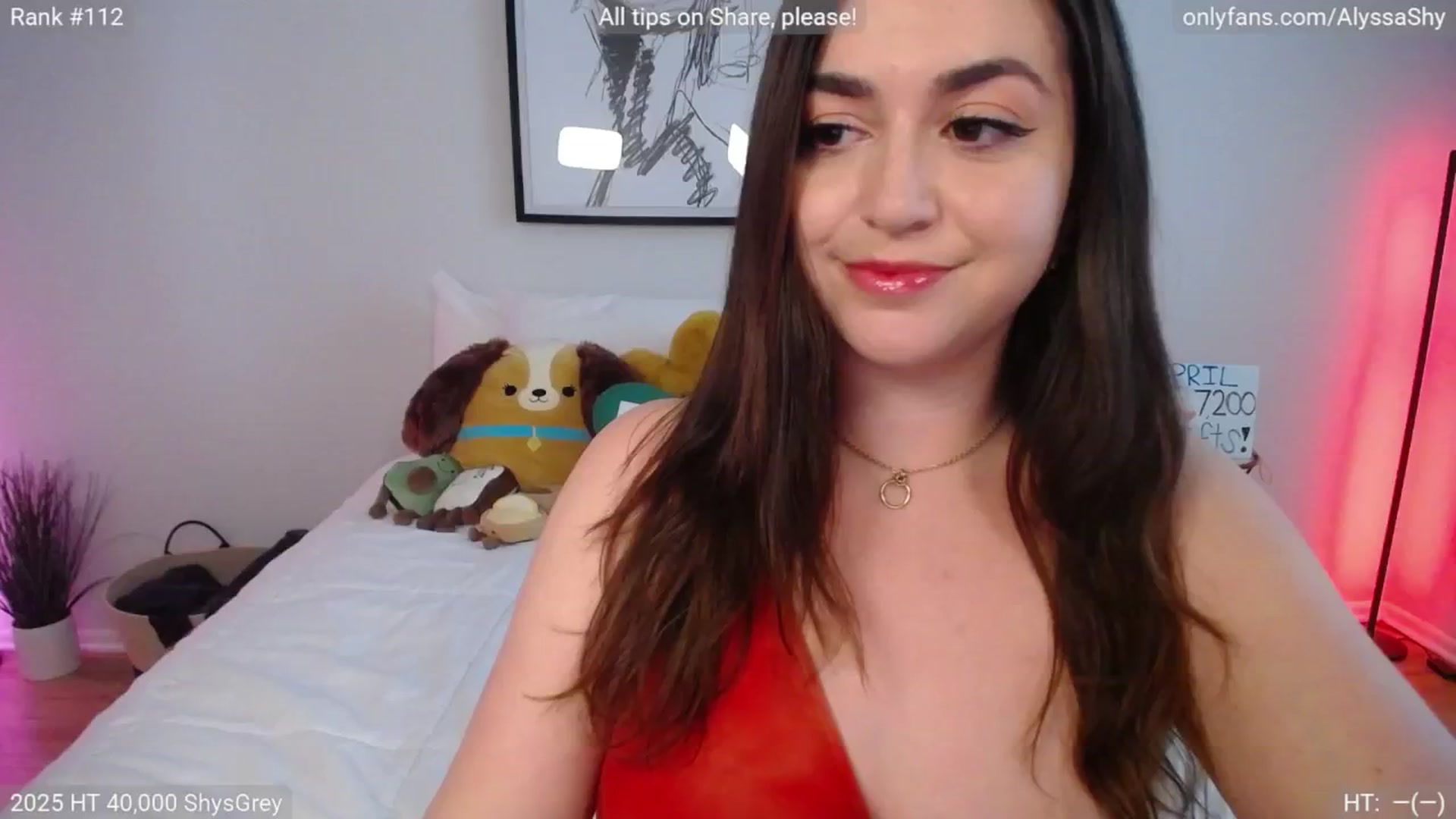 Gallery image thumbnail from AlyssaShy's myfreecams stream on, 04/03/2025, 21:49 image 1 of 20