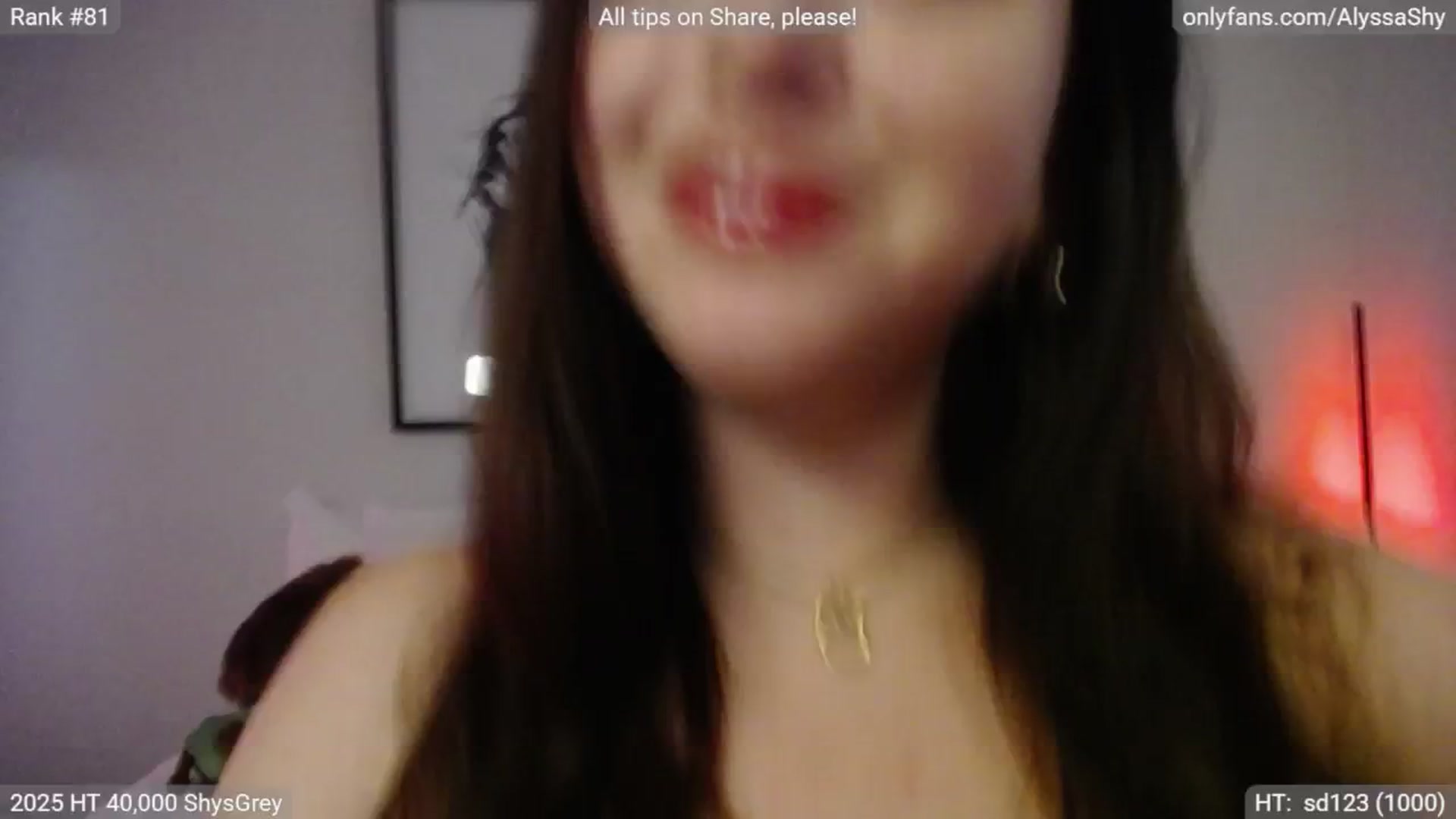 Gallery image thumbnail from AlyssaShy's myfreecams stream on, 04/03/2025, 23:15 image 13 of 20