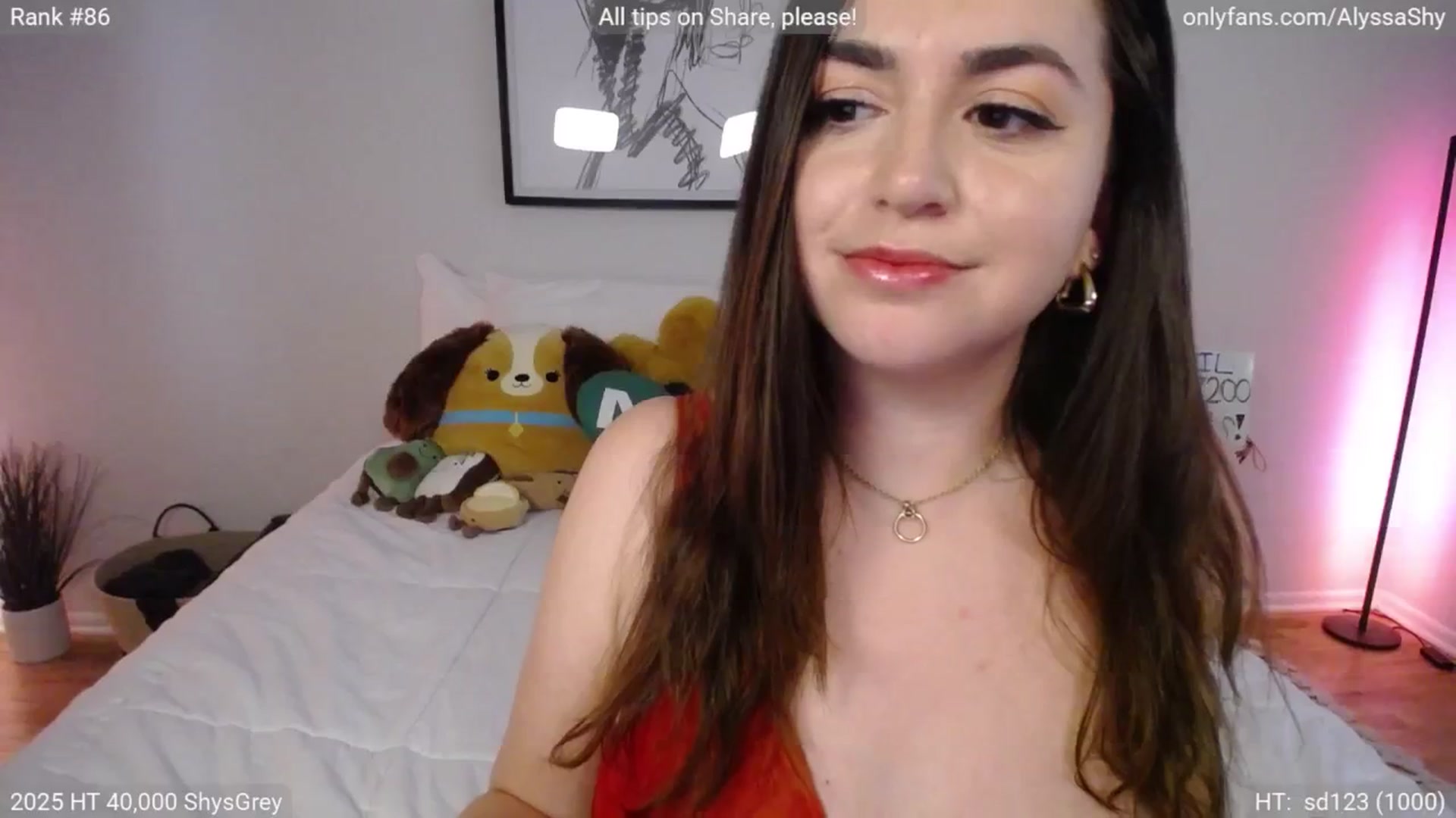 Gallery image thumbnail from AlyssaShy's myfreecams stream on, 04/03/2025, 23:15 image 6 of 20