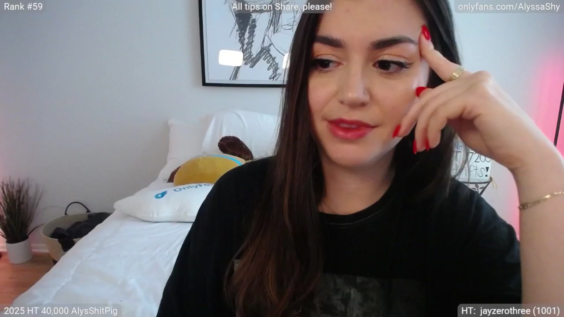 Gallery image thumbnail from AlyssaShy's myfreecams stream on, 04/06/2025, 22:56 image 13 of 20