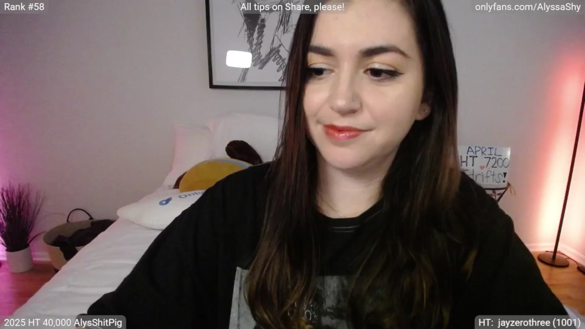 Gallery image thumbnail from AlyssaShy's myfreecams stream on, 04/06/2025, 22:56 image 16 of 20