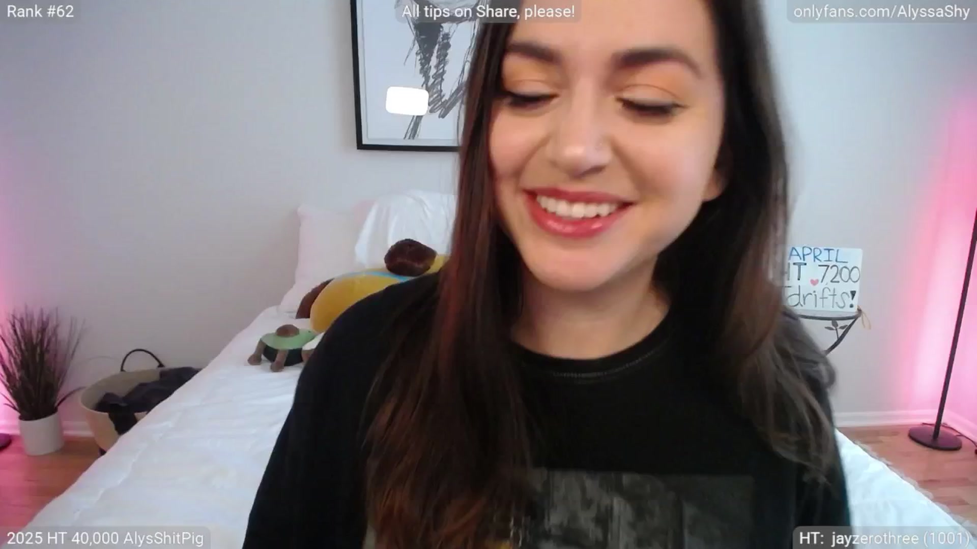 Gallery image thumbnail from AlyssaShy's myfreecams stream on, 04/06/2025, 22:56 image 5 of 20