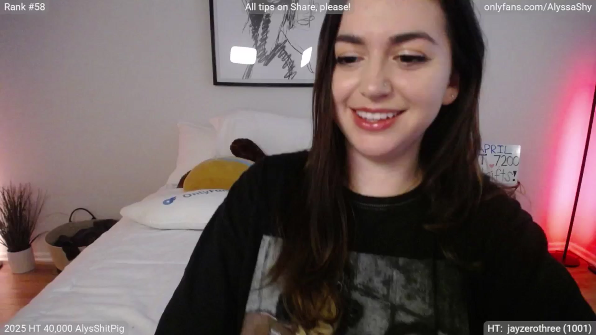 Gallery image thumbnail from AlyssaShy's myfreecams stream on, 04/06/2025, 22:56 image 18 of 20