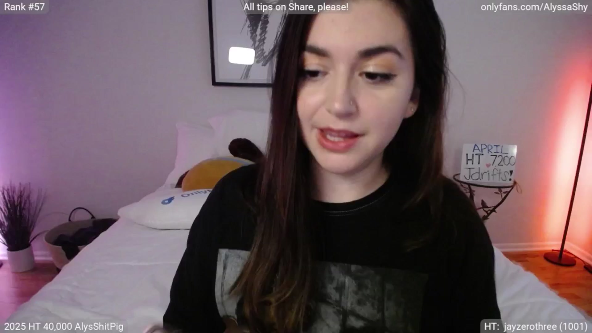 Gallery image thumbnail from AlyssaShy's myfreecams stream on, 04/06/2025, 22:56 image 19 of 20