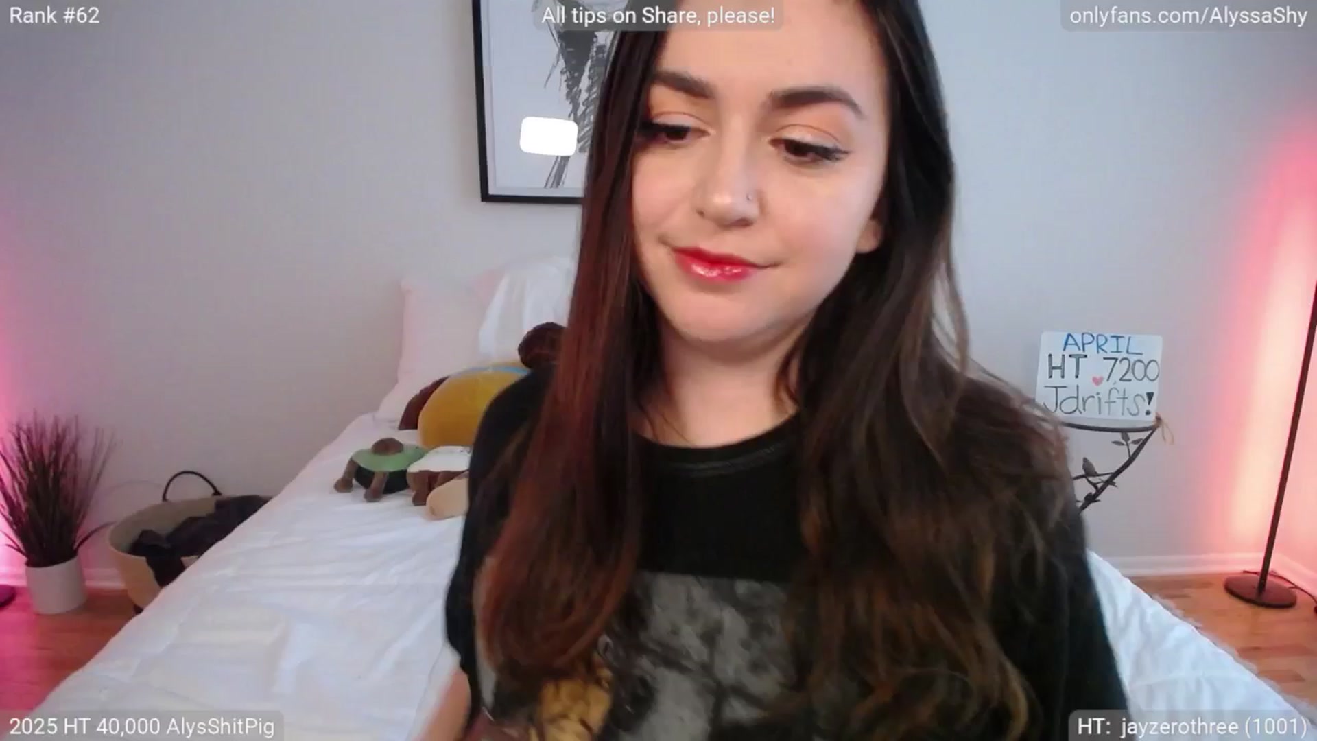 Gallery image thumbnail from AlyssaShy's myfreecams stream on, 04/06/2025, 22:56 image 6 of 20