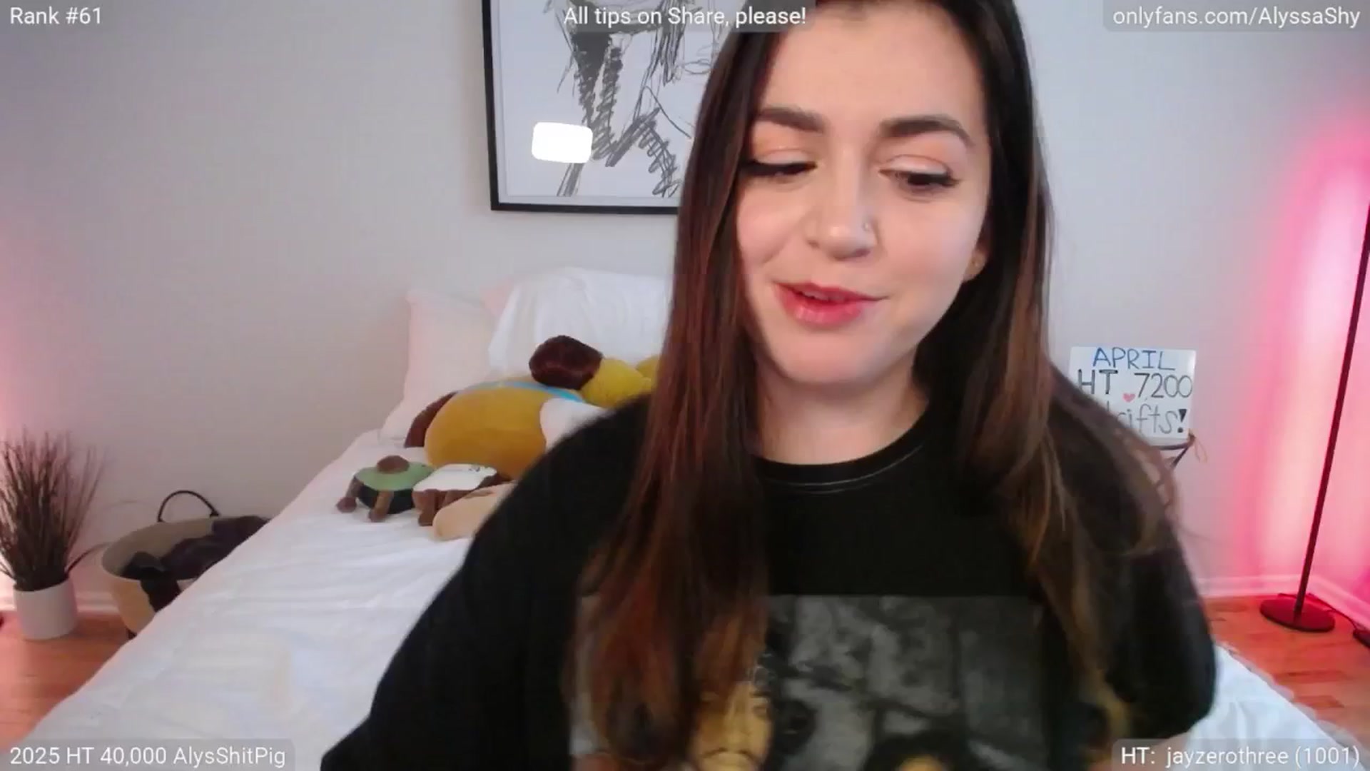 Gallery image thumbnail from AlyssaShy's myfreecams stream on, 04/06/2025, 22:56 image 8 of 20