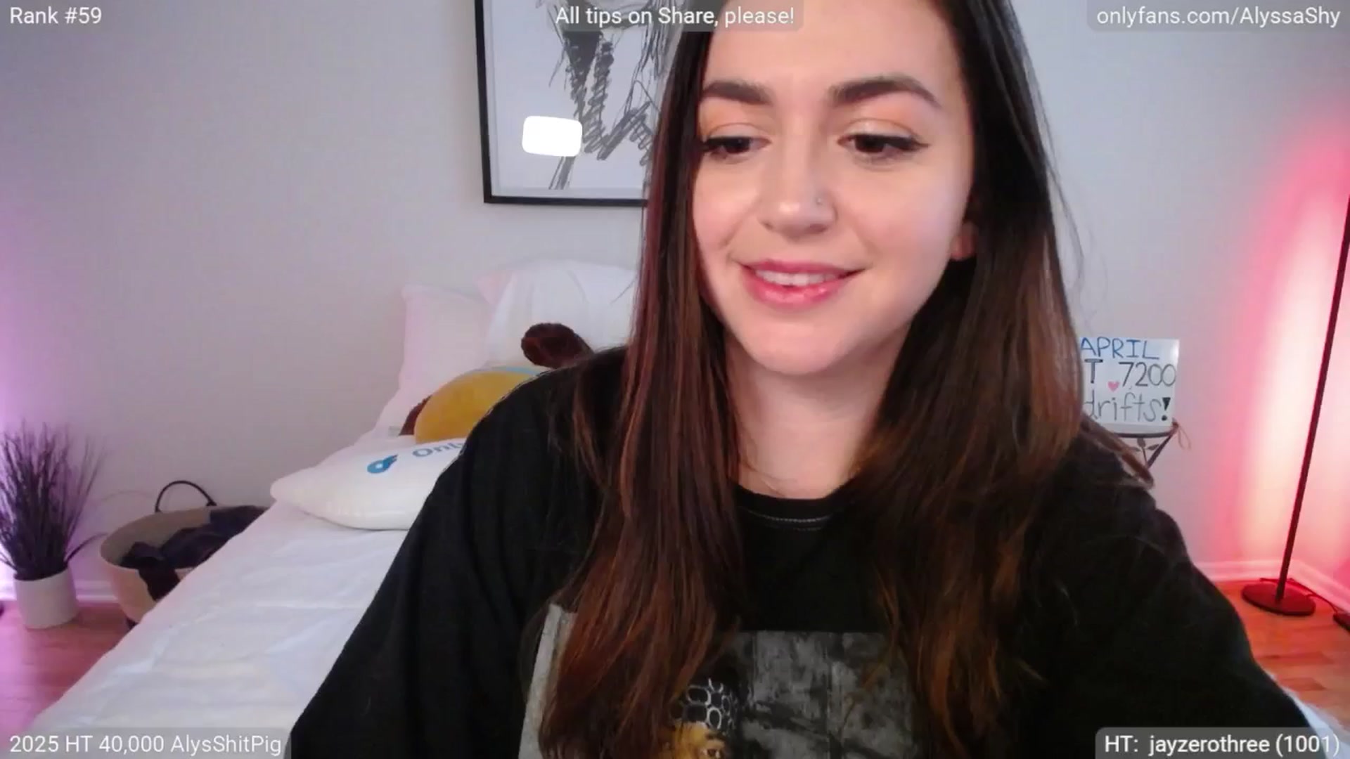 Gallery image thumbnail from AlyssaShy's myfreecams stream on, 04/06/2025, 22:56 image 14 of 20