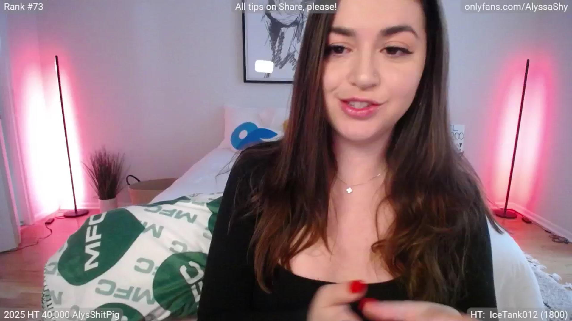 Gallery image thumbnail from AlyssaShy's myfreecams stream on, 04/08/2025, 23:09 image 4 of 20