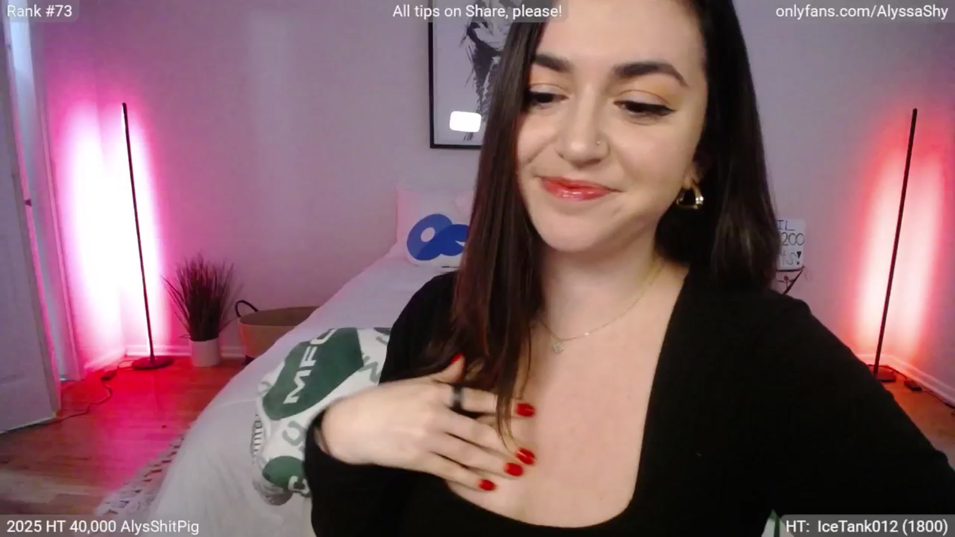 Gallery image thumbnail from AlyssaShy's myfreecams stream on, 04/08/2025, 23:09 image 20 of 20