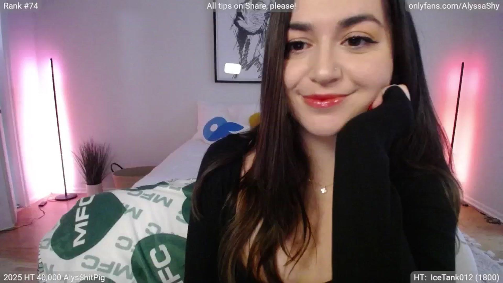 Gallery image thumbnail from AlyssaShy's myfreecams stream on, 04/08/2025, 23:09 image 13 of 20