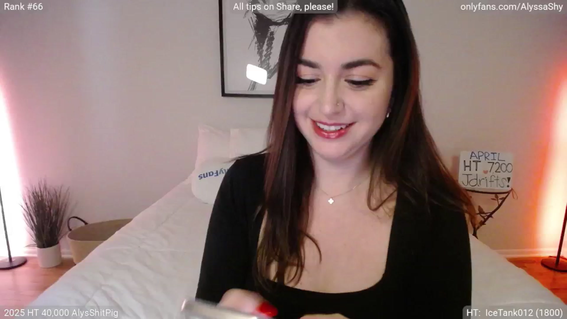 Gallery image thumbnail from AlyssaShy's myfreecams stream on, 04/09/2025, 24:54 image 17 of 20