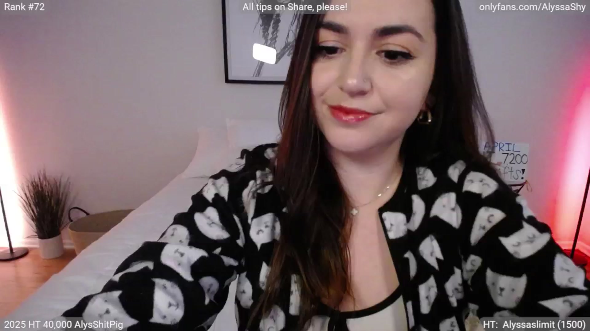 Gallery image thumbnail from AlyssaShy's myfreecams stream on, 04/11/2025, 22:05 image 14 of 20
