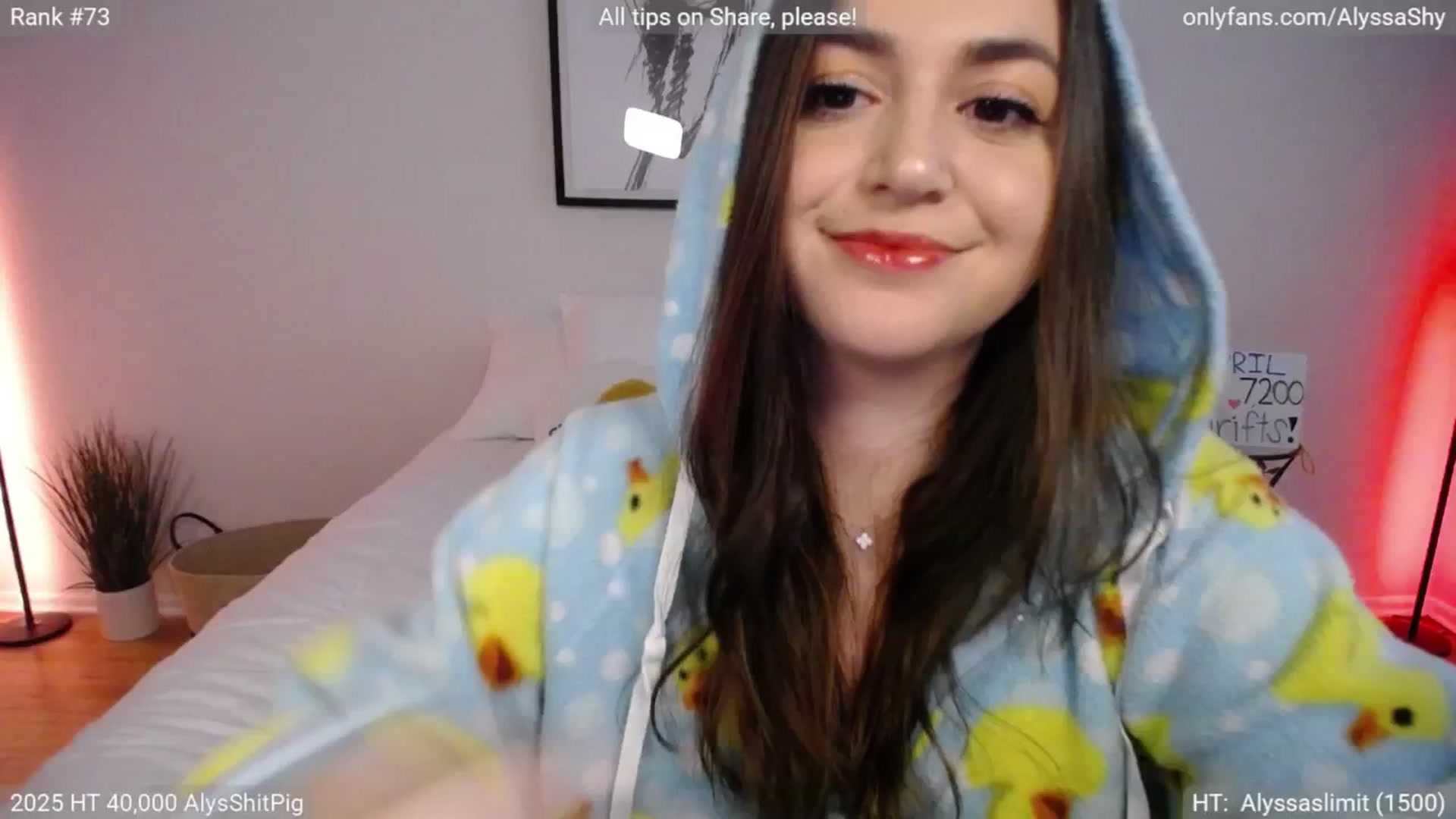 Gallery image thumbnail from AlyssaShy's myfreecams stream on, 04/11/2025, 22:05 image 2 of 20
