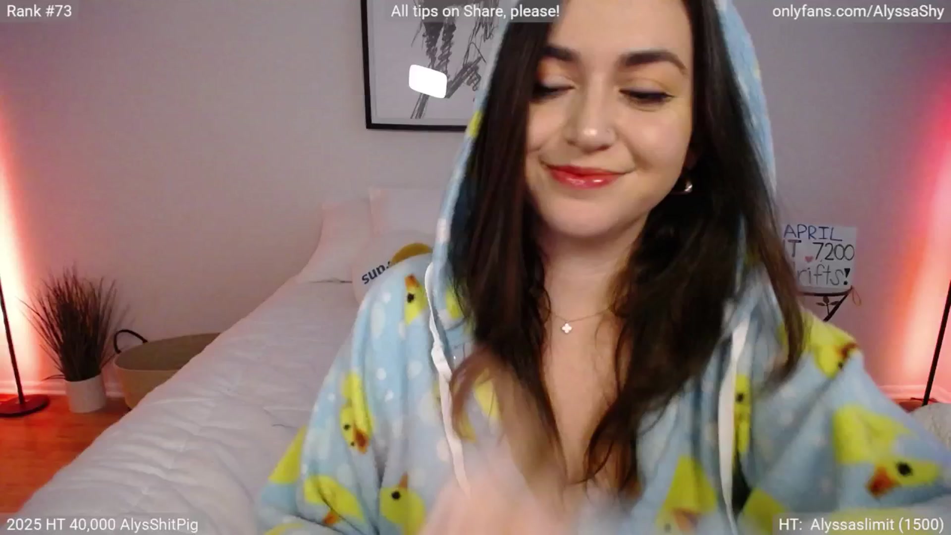 Gallery image thumbnail from AlyssaShy's myfreecams stream on, 04/11/2025, 22:05 image 5 of 20