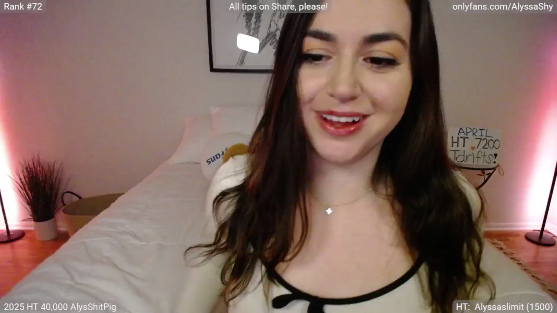 Gallery image thumbnail from AlyssaShy's myfreecams stream on, 04/12/2025, 03:50 image 7 of 20