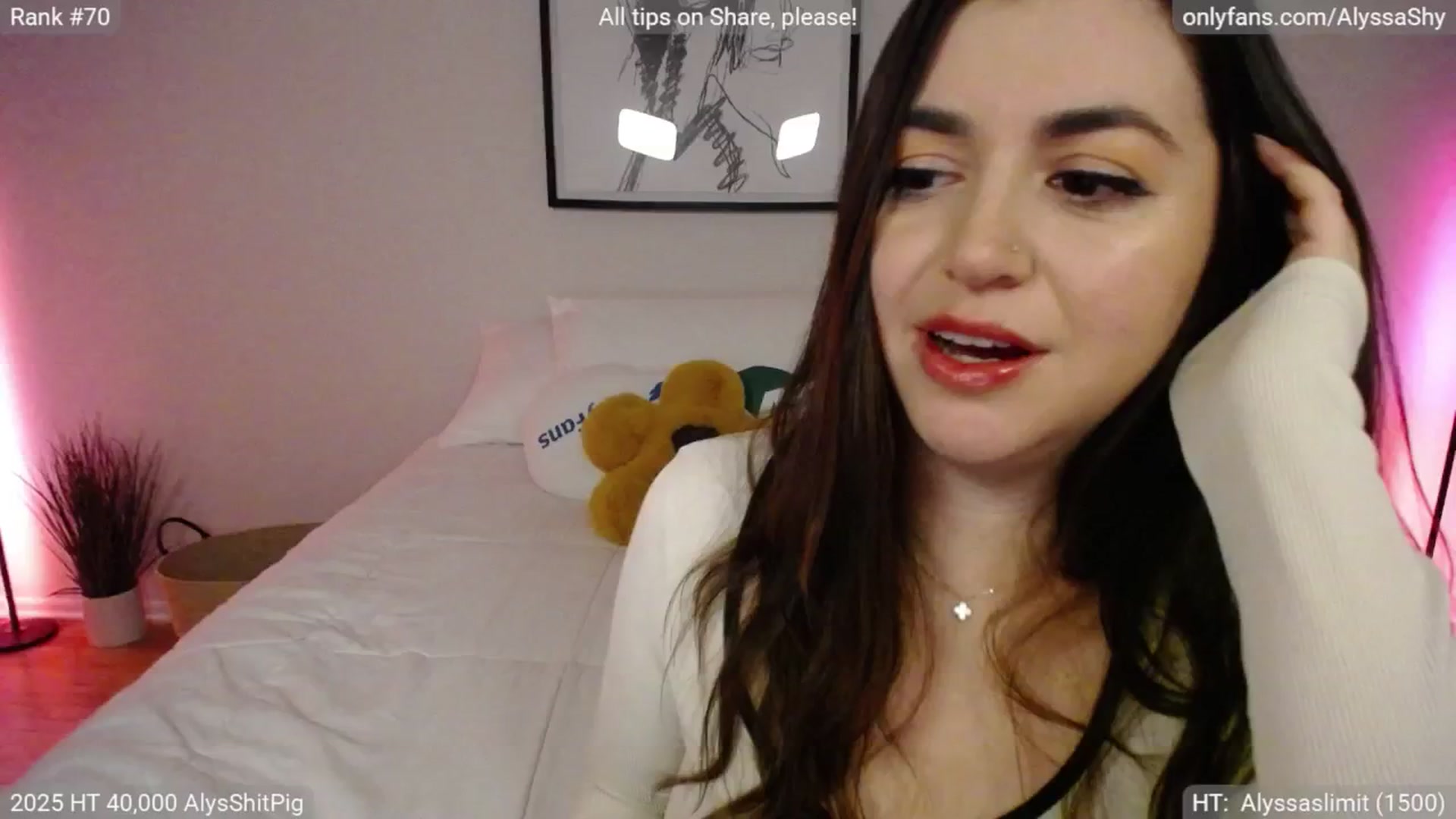 Gallery image thumbnail from AlyssaShy's myfreecams stream on, 04/12/2025, 03:50 image 19 of 20